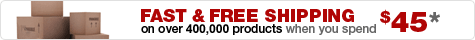 Free Shipping on orders abover $45